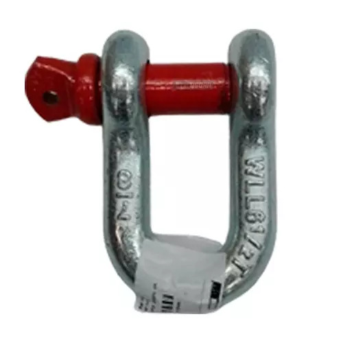 MANILHA RETA 7-8 6.5T PINO ROSCADO 1 POL ACO  (MANILHA 35663)