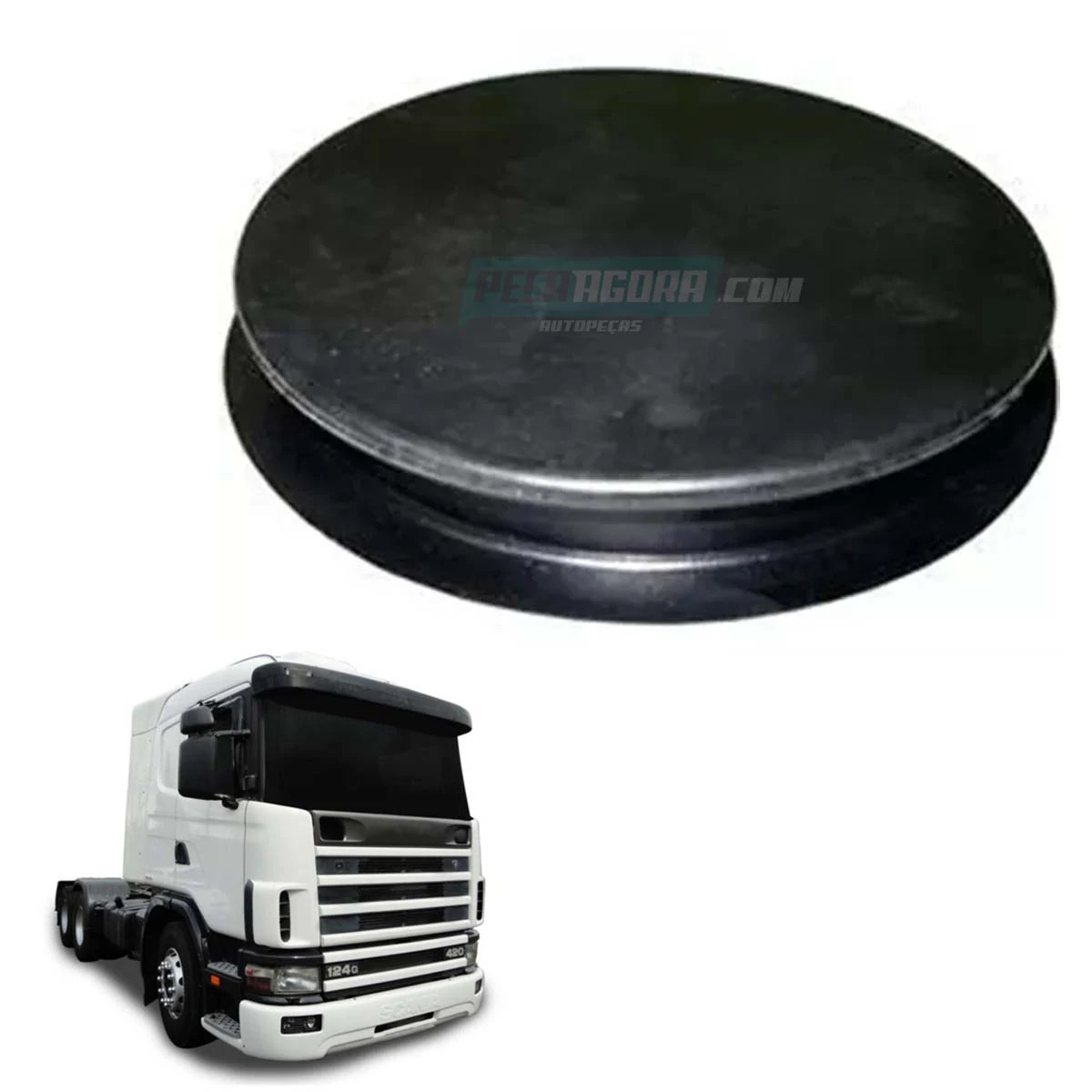 CAIXA 2 TAMPA CARCACA EMBREAGEM BORRACHA PARA SCANIA SERIE 4  (CX.1379922**2)