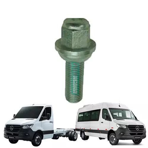 CAIXA 10 PARAFUSO RODA DIANTEIRA TRASEIRA M14 1,5X34/59 10.9 SPRINTER CHAVE 19 (