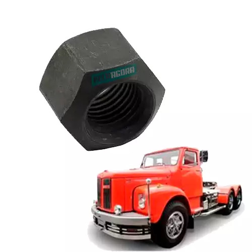 CAIXA 20 PORCA RODA DIANTEIRA TRASEIRA 18X2 CHAVE 27MM H20 PARA SCANIA 110 111 (