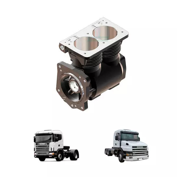 BLOCO COMPRESSOR 2 CILINDROS 88MM GOVERNADO SCANIA  L94​ P94​ R114​ P124�