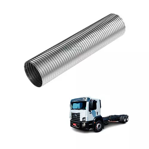 TUBO FLEXIVEL INOX 3.5 X 430MM VW CONSTELLATION 17250 17250E 19320 24250 24250E 