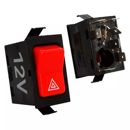 INTERRUPTOR PISCA ALERTA 12V - MBB 97/.... (4C4513A350AA)