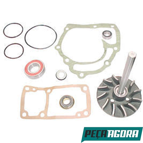 REPARO BOMBA AGUA COM ROLAMENTO VOLVO N10 N12 NL10 NL12 (276800)