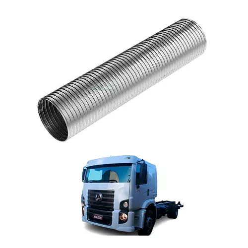 TUBO FLEXIVEL INOX 3.5POLX400MM VW CONSTELLATION 17250 17250E 19320 24250 24250E
