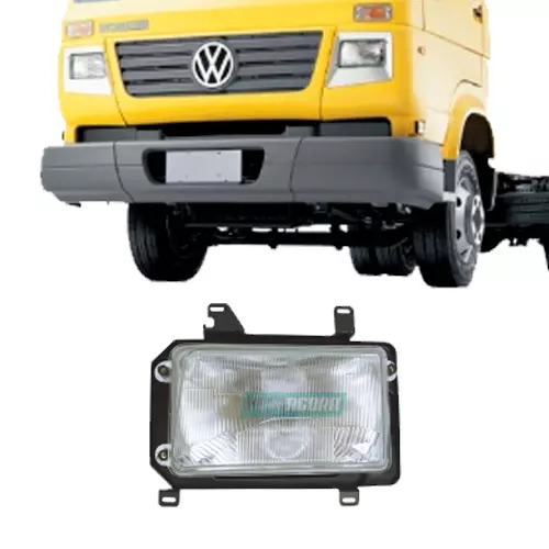 FAROL DIANTEIRO H4 ESQUERDO VW WORKER 8.120 8.150 2000 DIANTE (27A941007A-1042)