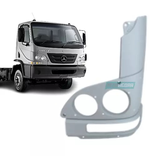 MOLDURA FAROL ESQUERDO MB ACCELO PLASTICO INJETADO SEM DEFLETOR (9798800340-M300