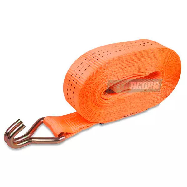 CAIXA 2 CINTA 5 TON 9 MTS AMARRACAO DE CARGA GANCHO J LARANJA (CX.7040235**2)