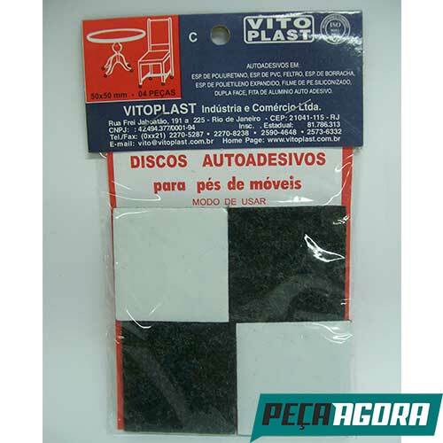 VITODISCO QUADRADO 25MM X 25MM COM 16 (7690CC)