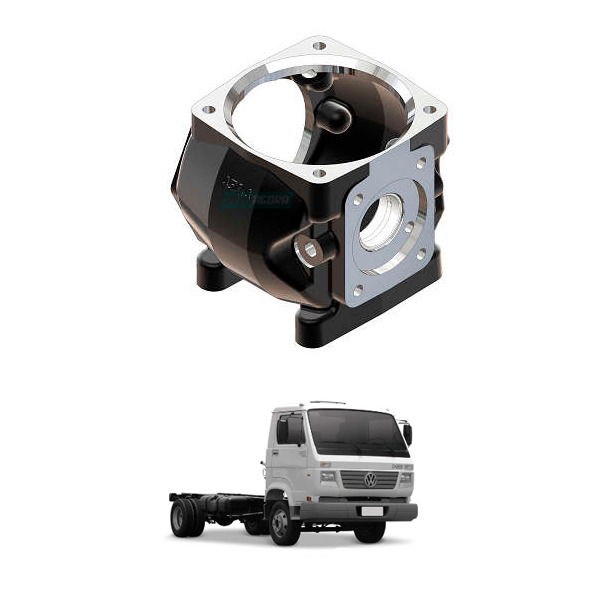 BLOCO COMPRESSOR LK 38 CARTER COM ENTRADA LUBRIFICADA AGRALE FIAT FORD VW (2RG14