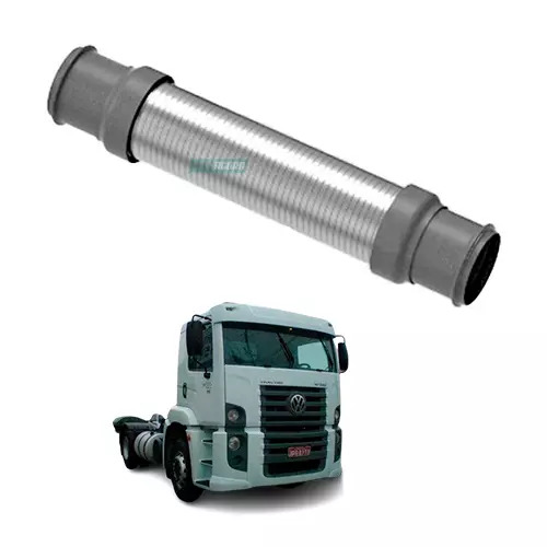 TUBO FLEXIVEL INOX 3.5 X 410MM VW CONSTELLATION 19320 WORKER 17220 24220 26220 E