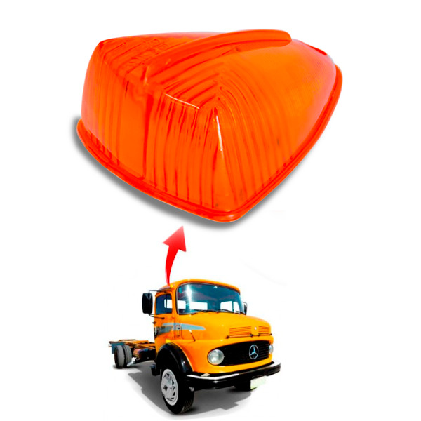 LENTE AMARELA MERCEDES BENZ O 364 O 370 (3318267010A)