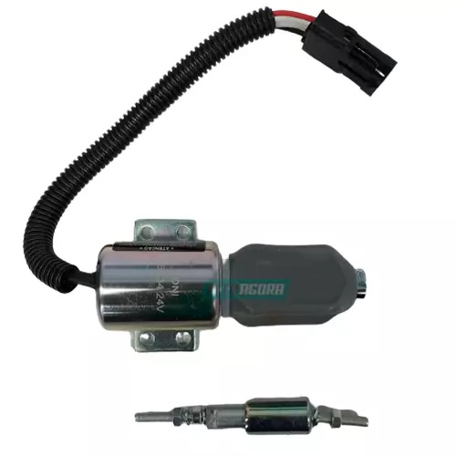 VALVULA SOLENOIDE PARADA 24V COMPATIVEL FORD MOTOR MWM VW MOTOR CUMMINS (2TB1308