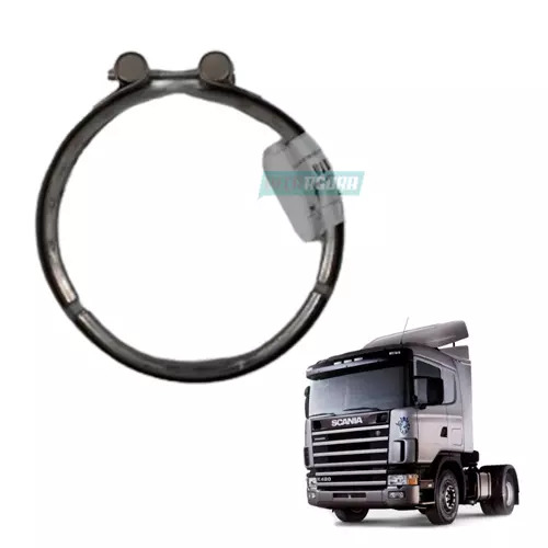 ABRACADEIRA SAIDA MOTOR 120X130X25PARA SCANIA SERIE 4 (1433190_)