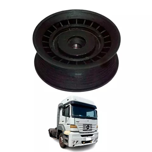 POLIA ESTICADOR CORREIA ESTRIADA COM ROLAMETO ORIGINAL MB 1938 2638 HPN CARA CHA