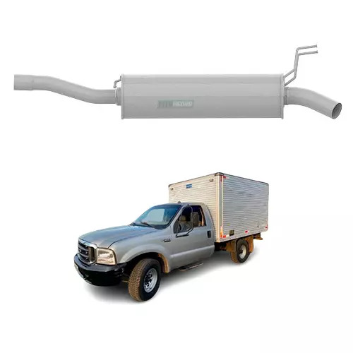 SILENCIOSO COMPATIVEL FORD F350 F4000 4X2 1999 ATE 2012 (2C355K214AB-F121)
