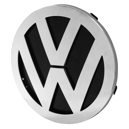EMBLEMA DA GRADE VW CONSTELLATION CROMADO INJ (2R2853601...)