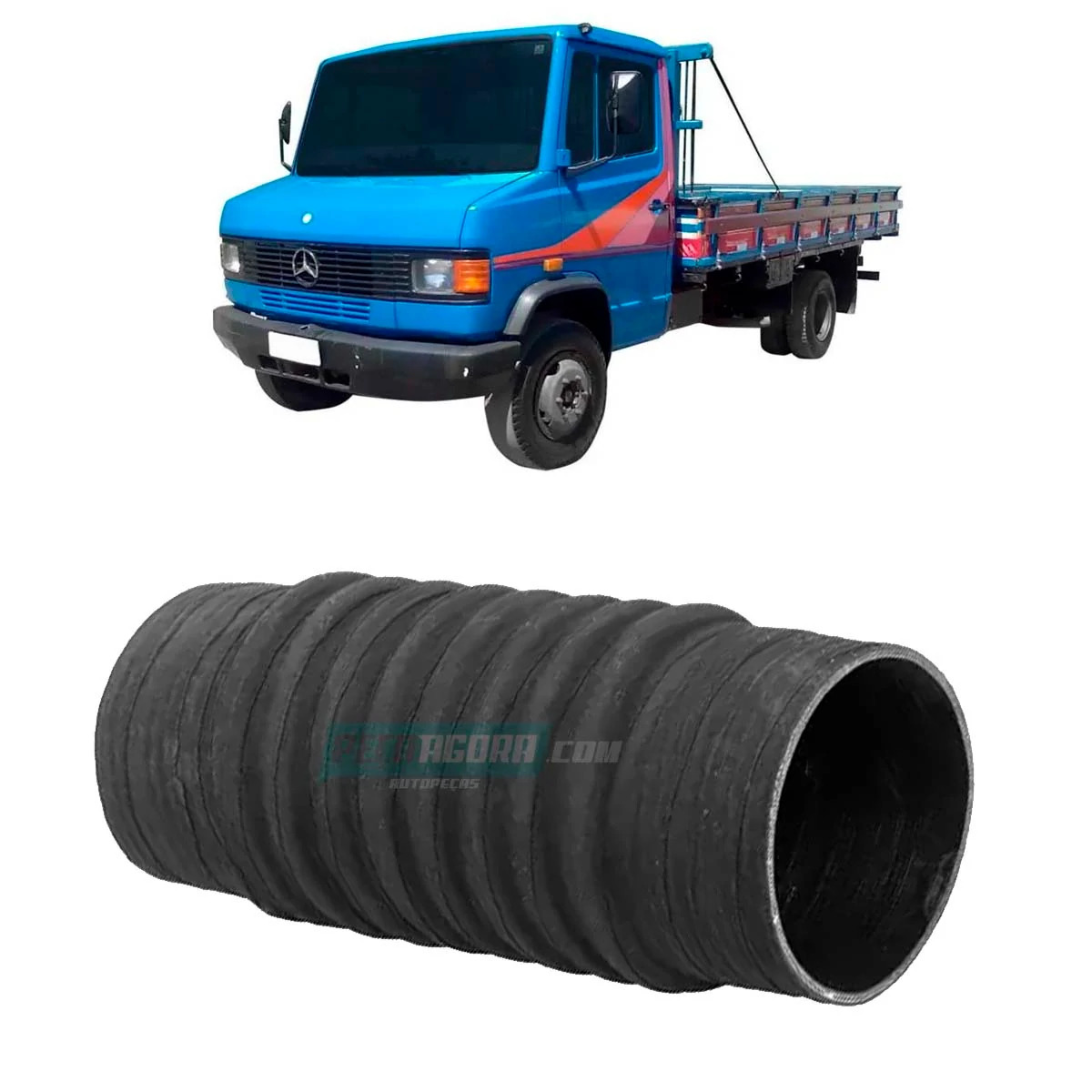 MANGUEIRA FILTRO DE AR MBB 914 710 ONIBUS 814 812 (6850940082,)