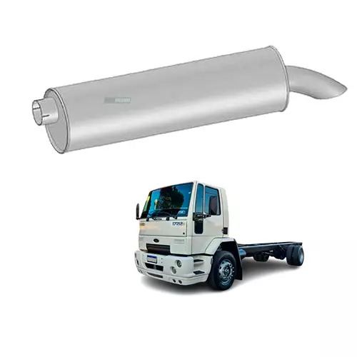 SILENCIOSO ESCAPAMENTO LA DE VIDRO EURO 3 FORD CARGO 2422E 2428E 1722E 2006 DIAN