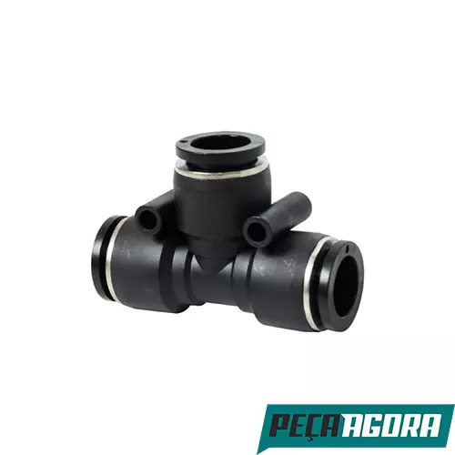 CAIXA 5   TEE ENGATE RAPIDO MERCEDES DIVERSAS TEE PLASTICO 16 MM (CX.DL42530**5)