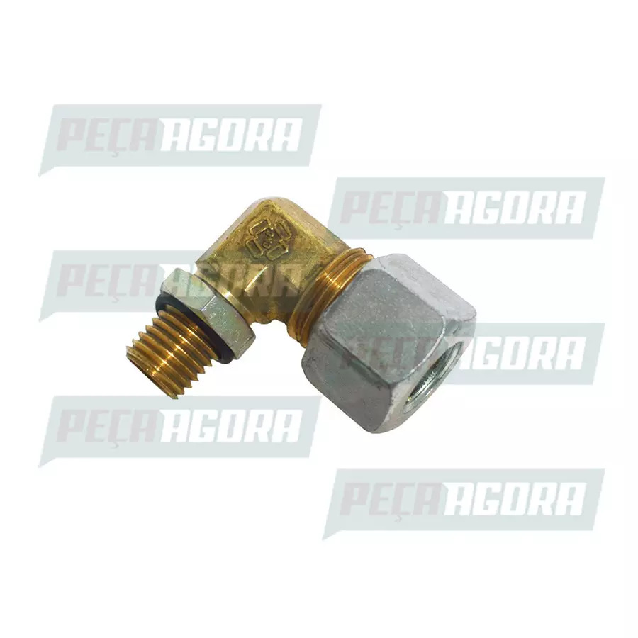 CAIXA 5 COTOVELO EMENDA TUBO NYLON MACHO 12MMX12MM MERCEDES            (CX.L4279