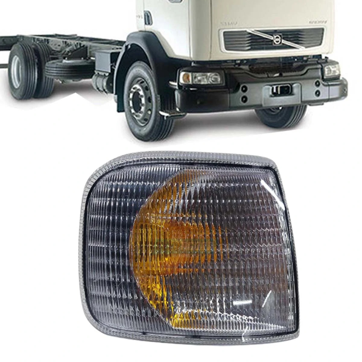 CAIXA 2 LANTERNA SETA PISCA DIR VOLVO VM 2004 2005 2006 DIREITO SEM SOQUETE (CX.