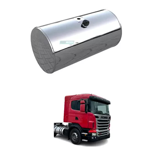 TANQUE COMBUSTIVEL CILINDRICO ALUMINIO 440 LTS SCANIA CAMINHAO P G R T S SERIE 5