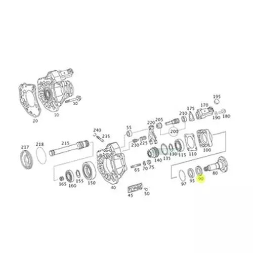 ANEL VEDACAO DE BORRACHA ORIGINIAL MB ACTROS 2546 LS ANO 2019 ATE 2020 2646 S AN