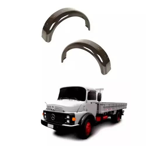 PAR PARALAMA CABINE ESQ DIR MB 1113 1313 1518 2013 CHAPA EM FERRO  (K.3448807106