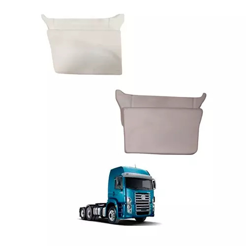 PAR TAPA ESTRIBO PEGA CHINELO VW CONSTELLATION 1 DEGRAU FIBRA (K.AS1934-AS1935)