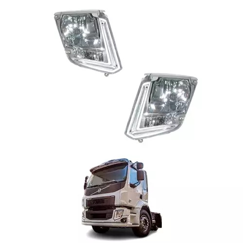 PAR FAROL PRINCIPAL DIR ESQ COM LED VOLVO VM 2014 2015 2016 2017 2018 2019 (K.82