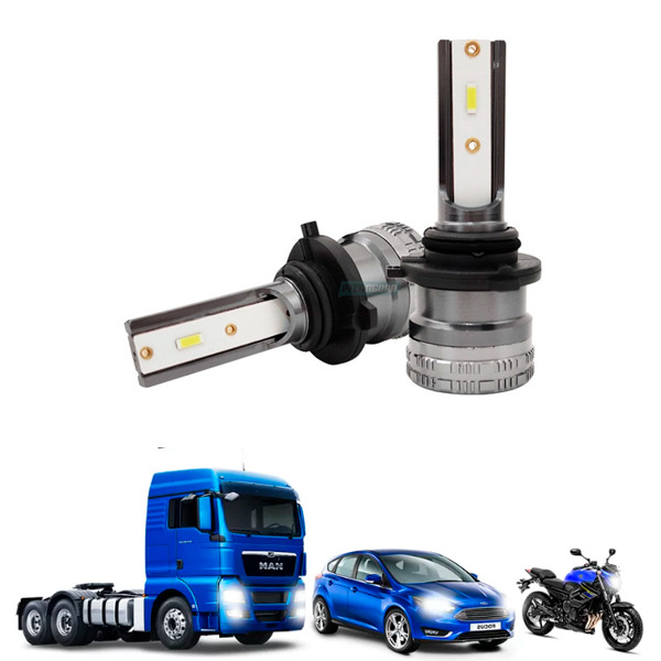 PAR LAMPADA LED SMALL H11 8400 LUMENS 12V 24V BIVOLT 6000K BRANCA (37301-MSMALLH