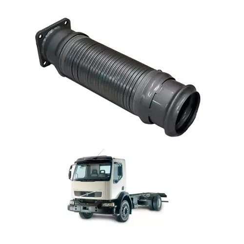 TUBO FLEXIVEL INOX 4POL X 395MM VOLVO VM 210 280 310 (20563487-V841C)