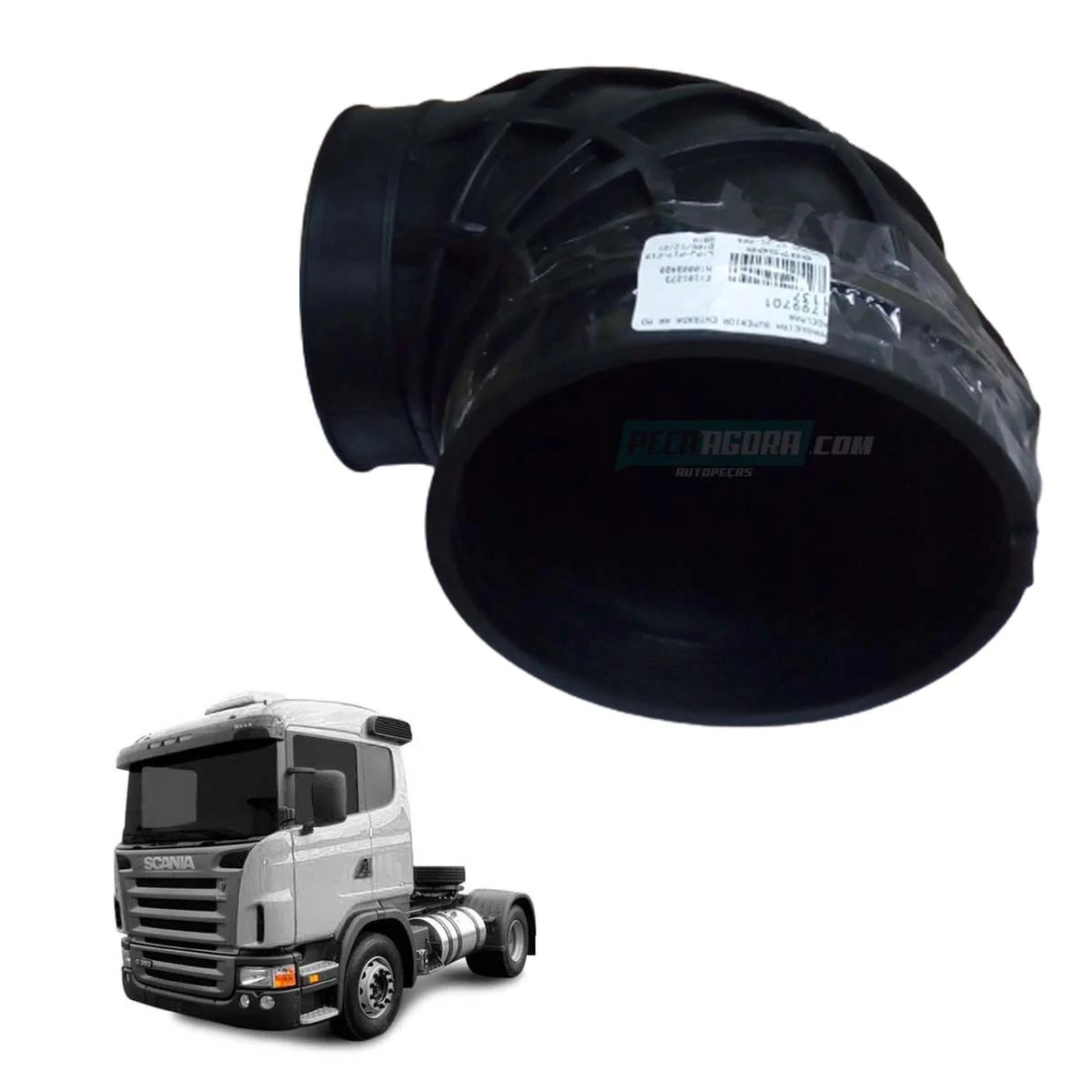 CAIXA 10 MANGUEIRA SUPERIOR ENTRADA AR MOTOR PARA SCANIA SERIE 5 P G R T (CX.179