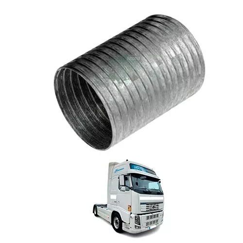 TUBO FLEXIVEL GALVANIZADO 5POL X 170MM VOLVO FH EURO 5 ANO 2012 ATE 2015 (204422