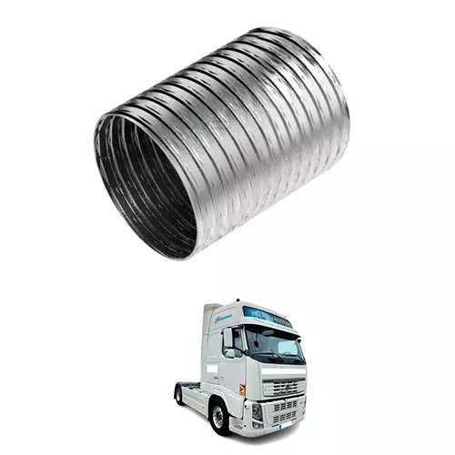 TUBO FLEXIVEL INOX 5POL X 170MM VOLVO FH EURO 3 ANO 2012 ATE 2015 (20442244-V942