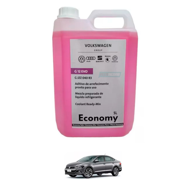 ADITIVO ARREFECIMENTO 5L  G12EVO RADIADOR VOLKSWAGEN AUDI SEAT SKODA VIRTUS TODA