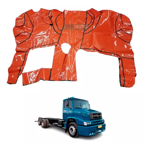 TAPETE VINIL VERMELHO COM CAPO MB 1620 ELETRONICO  (PUES840V)