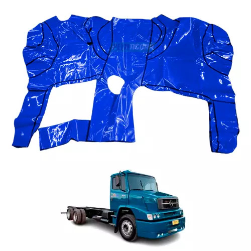 TAPETE VINIL AZUL COM CAPO MB 1620 ELETRONICO  (PUES840A)