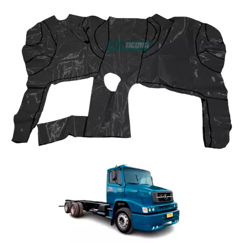 TAPETE VINIL PRETO COM CAPO MB 1620 ELETRONICO  (PUES840P)