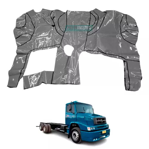 TAPETE VINIL CINZA COM CAPO MB 1620 ELETRONICO  (PUES840C)