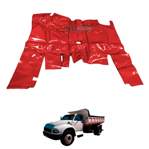 TAPETE VINIL VERMELHO FORD SAPAO 96 97 98 (PUES234V)