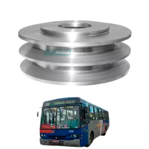 POLIA COMPRESSOR FUNDIDA MB MERCEDES BENZ OF1620 (3661320019)