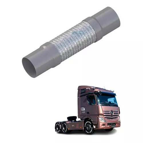 TUBO FLEXIVEL GALVANIZAFO 4POL X 350MM UNIVERSAL (B076S)