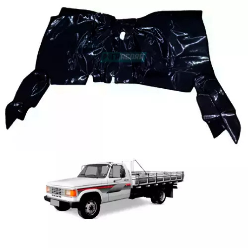 TAPETE VINIL PRETO CHEVROLET CAMINHAO D40 (PUES774P)