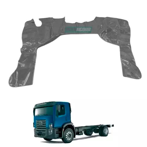 TAPETE VINIL CINZA VW CONSTELLATION CABINE DUPLA SEM CAPO (PUES345C)