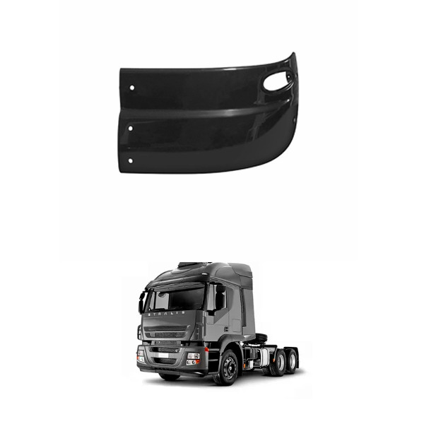 PARTE QUEBRA SOL ESQUERDO IVECO STRALIS CABINE ALTA ACRILICO (I40013.1)