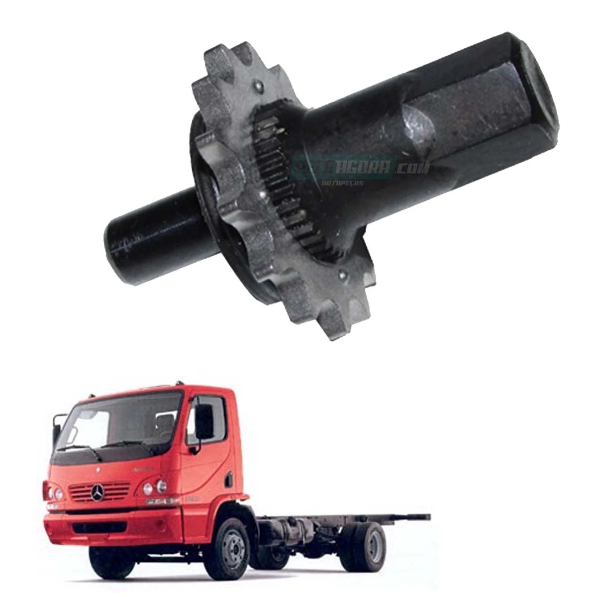 CAIXA 5 REGULADOR FREIO AUXILIAR PINCA FREIO MB ACCELO 915 TIPO KNORR 17,5' MERC