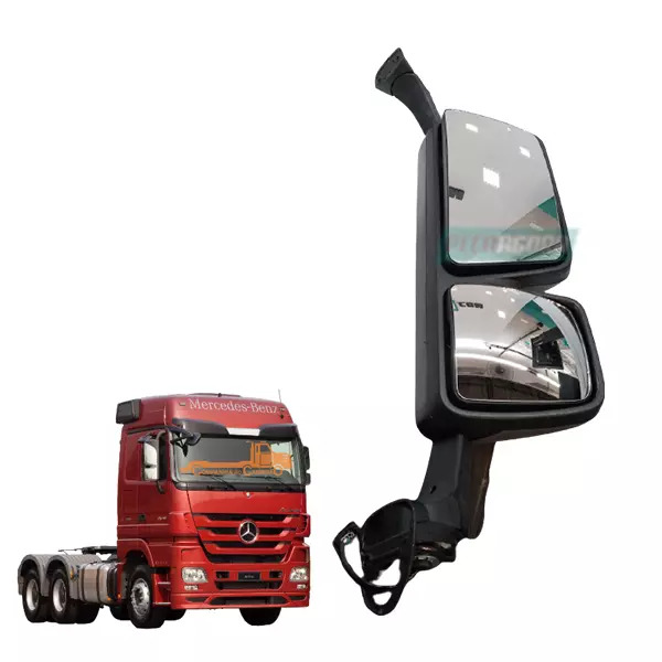 ESPELHO RETROVISOR DIREITO ELETRICO COM DESEMBACADOR MB ACTROS (9438105716-)