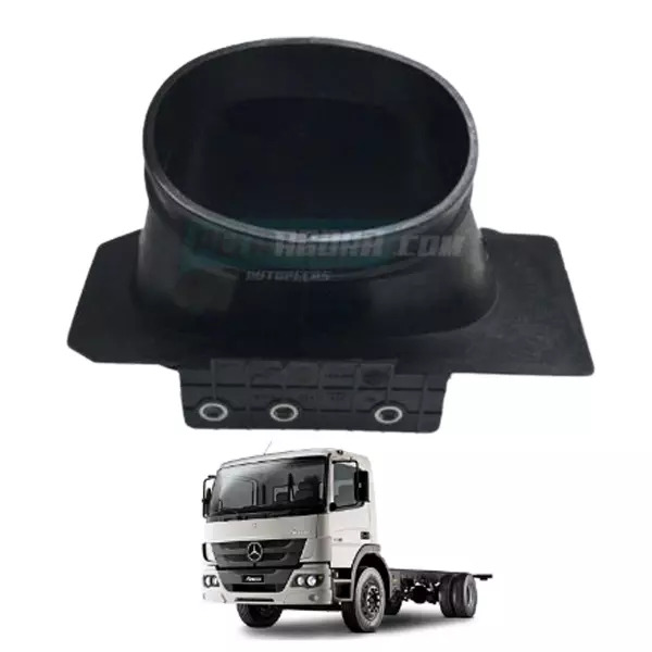 TUBO SUCCAO FILTRO DE AR MOTOR MB ATEGO 1315 1418 1518 1718 1719 2423 2425 2426 